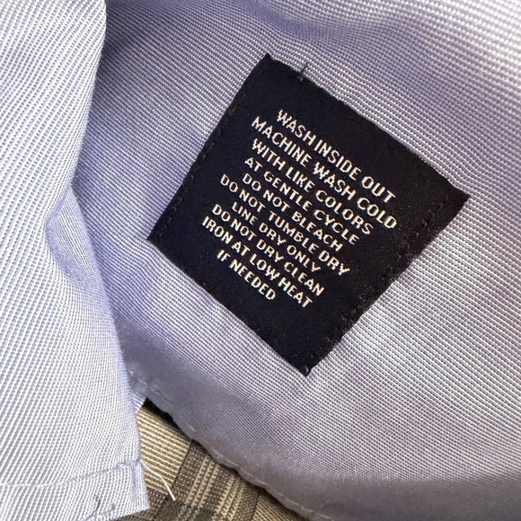 Tommy Hilfiger Plaid Preppy Old Money Chinos Grey Size 34x28 - Picture 4 of 4